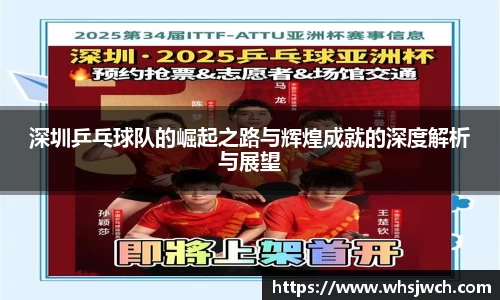 深圳乒乓球队的崛起之路与辉煌成就的深度解析与展望