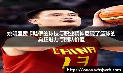 姚明盛赞卡哇伊的球技与职业精神展现了篮球的真正魅力与团队价值